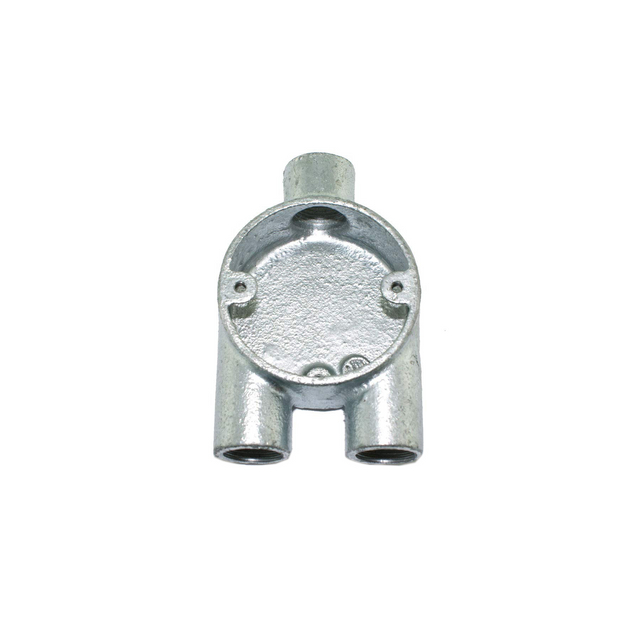 BS Malleable Iron Branch-Y Box 3 Way