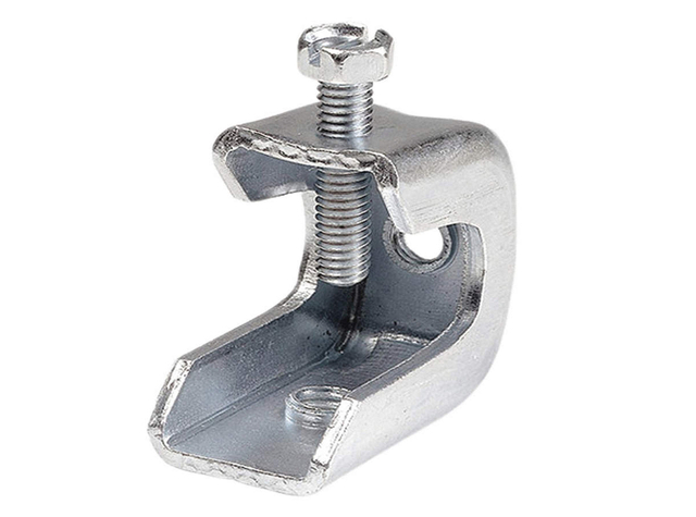 Steel Beam Clamps with 1" Jaw Opening & 3/8" - 16 Tapping