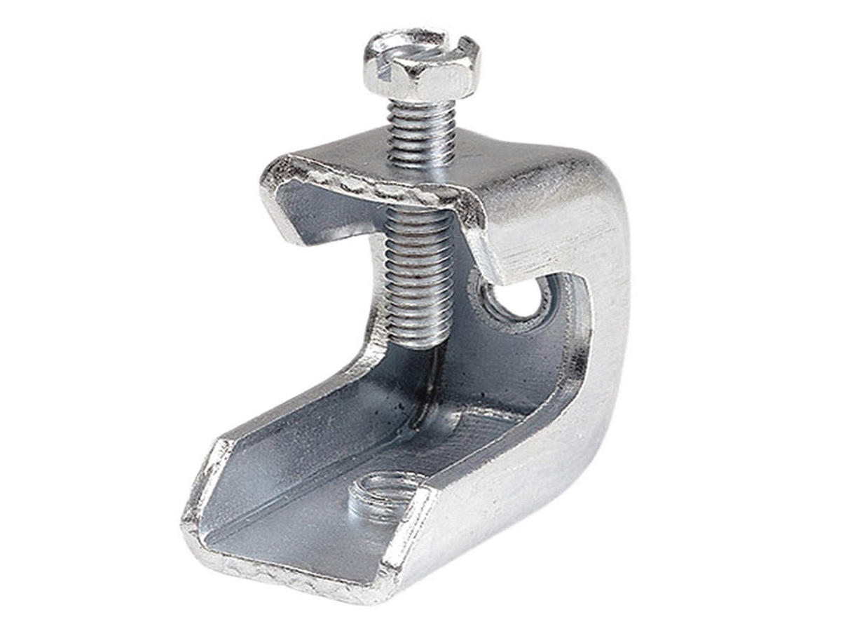 Steel Beam Clamps with 1" Jaw Opening & 3/8" - 16 Tapping