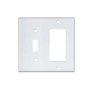 Two Gang-Toggle and Decorator/GFCI Wall Plate WP2024