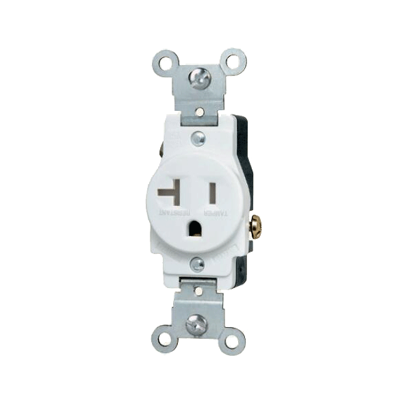 125V 20A Wall Outlet Electrical Duplex Single Receptacle TR120R