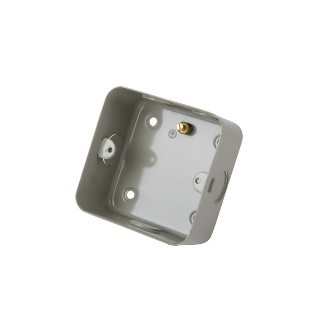 One Gang Metal Clad Cavity Box with 20mm Knockout