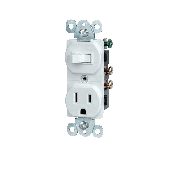  Combination Toggle Light Switch and Outlet YQRTS215