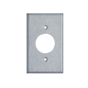 Single Receptacle Stainless Steel Wallplates WP1105