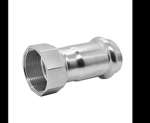 Stainless Steel Adapter with Female Threaded End