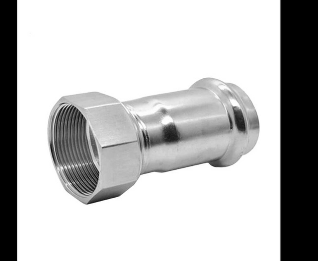 Stainless Steel Adapter with Female Threaded End
