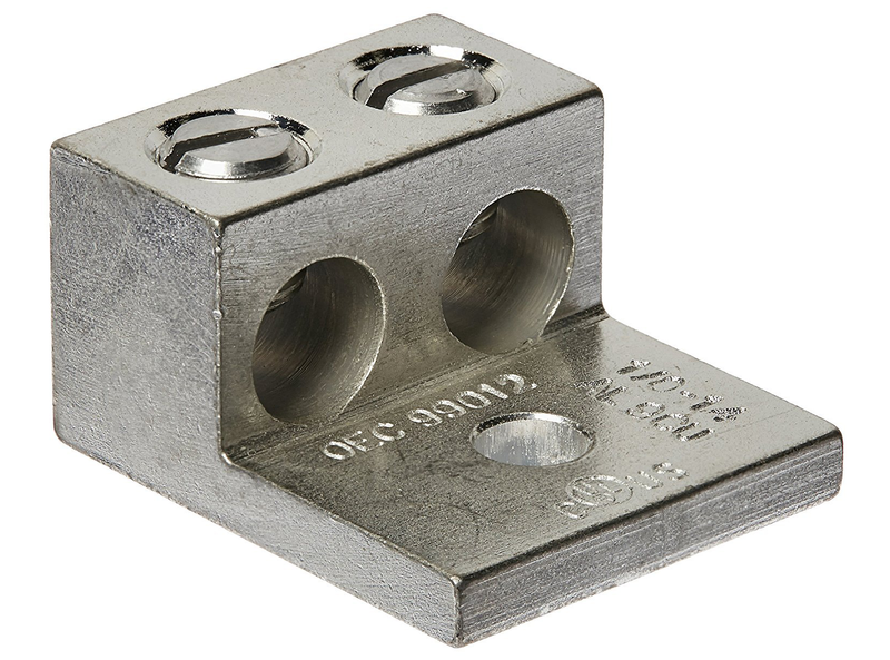 Aluminum Terminal 2 Hole Tin Plated Mechanical Lugs