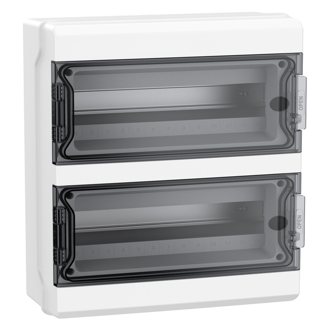 26 way Waterproof Electrical Distribution Box IP65 Surface Mount Enclosure for Home and Industria