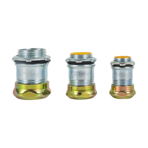 Raintight Type Steel Compression EMT Coupling with Insulated Throat