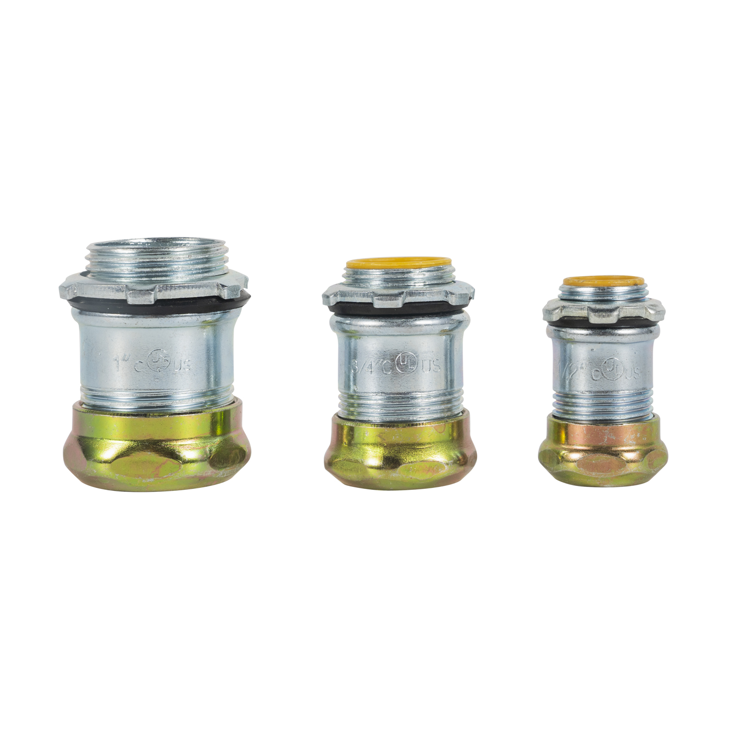 Raintight Type Steel Compression EMT Coupling with Insulated Throat