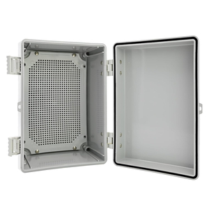 IP67 Waterproof Outdoor Junction Box with Mounting Plate ABS Plastic Electrical Enclosure, with Wall Bracket